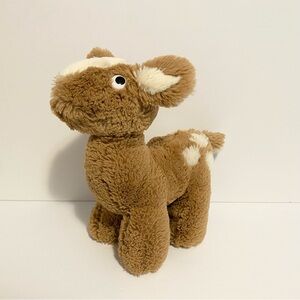 Manhattan Toy Plush Deer Fawn Emmie Wildlife Forest Stuffed Animal Weighted Feet